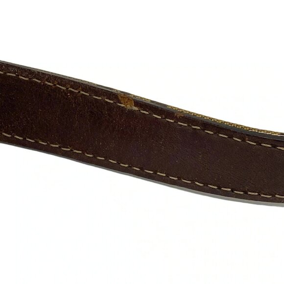 Auth FENDI Mamma bucket / Zucchino pattern 26325 Brown Dark Brown Coated Canvas - Picture 14 of 16